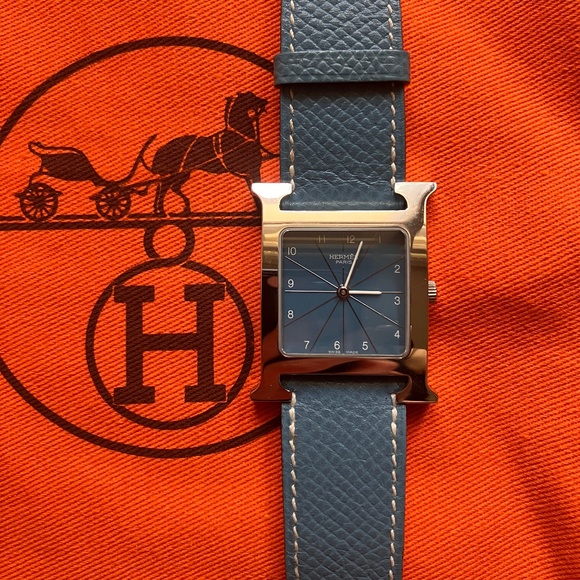 HERMÈS LARGE HEURE H WATCH - Picture 2 of 10